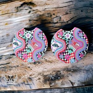 Trippy Car Coaster 2 Pack